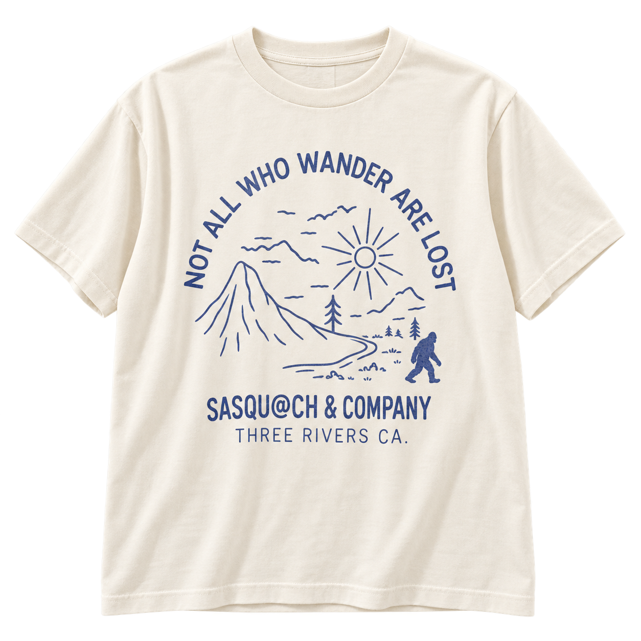 Not All Who Wander Tee — styled product preview