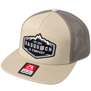 Sasquatch & Company Mountain Patch Flat Bill Trucker Hat
