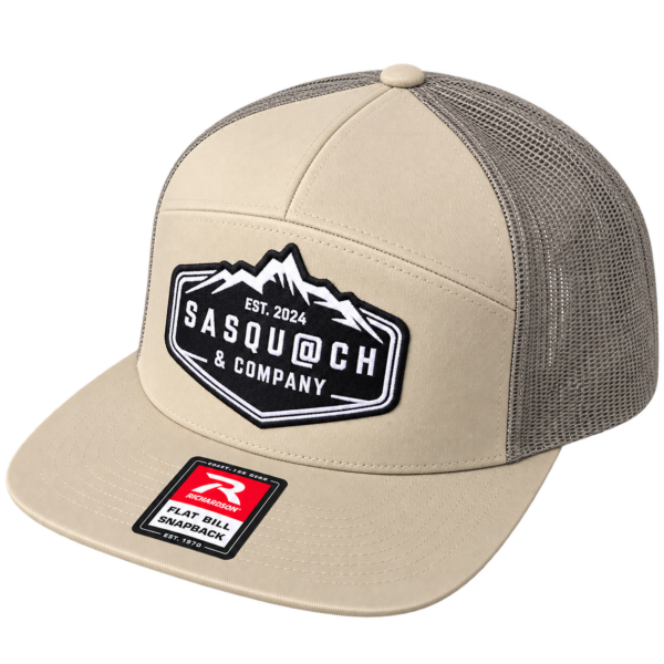 Sasquatch & Company Mountain Patch Flat Bill Trucker Hat